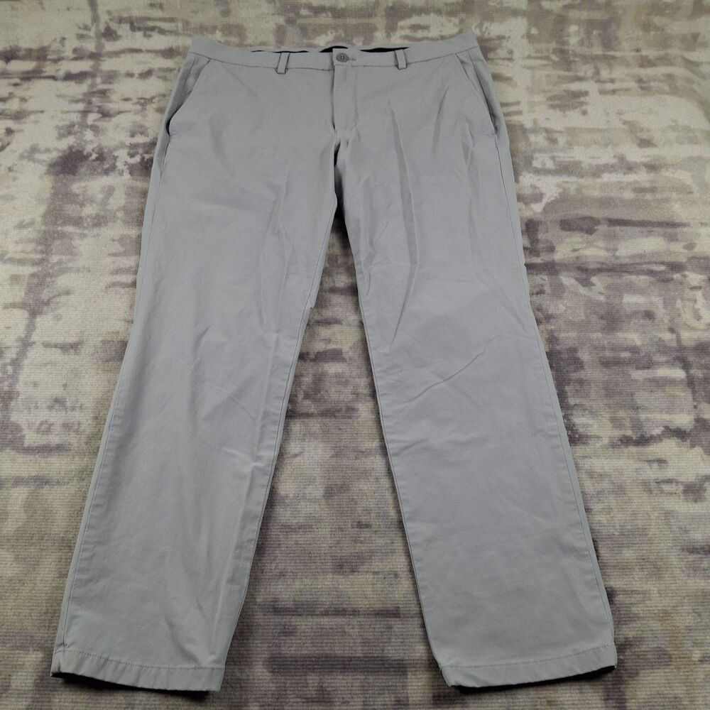 Vineyard Vines Pants Mens 38x30 Gray Performance Chino Stretch Golf